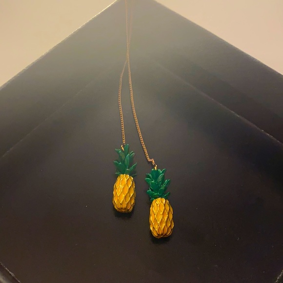 Cute Pineapple Earring Drops - Picture 1 of 3
